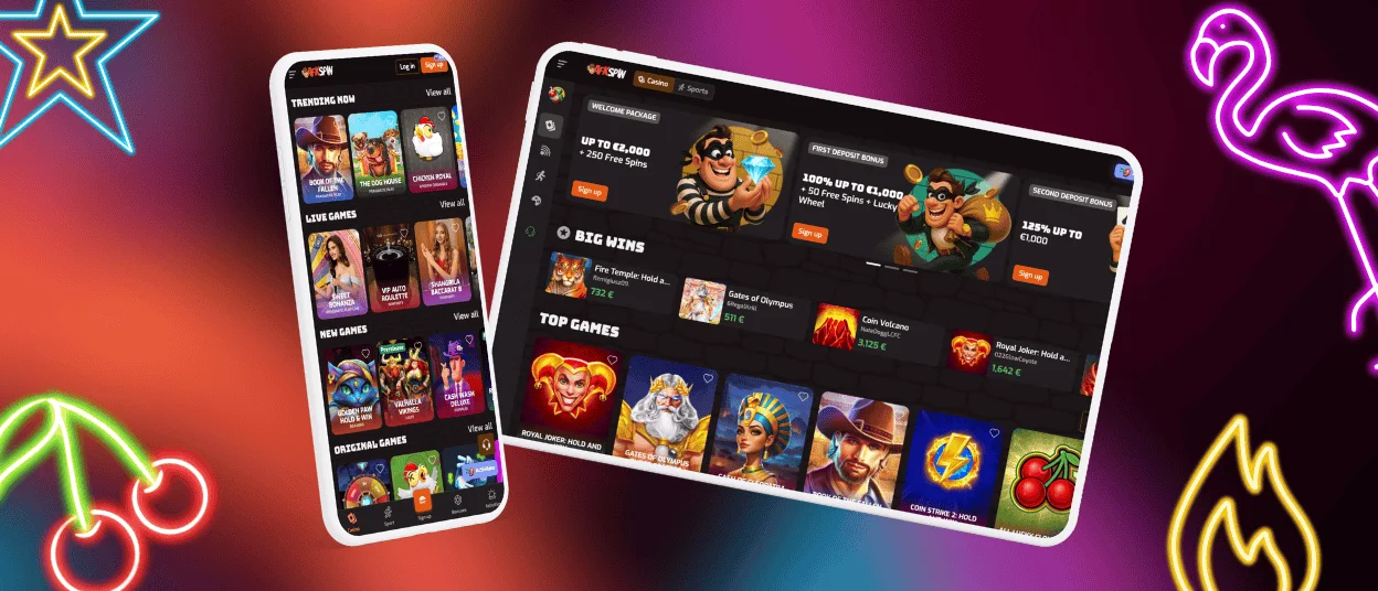 AFKSpin Casino App-Screenshot